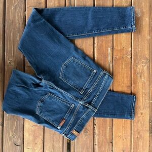 7 For All Mankind Dark Blue Straight Jeans